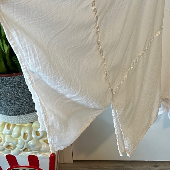 VINTAGE | Halter Mexican Vintage Cotton Gauze Embroidered Dress - Picture 10 of 16